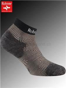 Copper Allsport Sneaker chaussettes de sport Rohner - 009 noir
