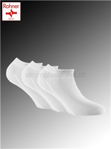 Sneaker chaussettes courtes Rohner Basic - 008 blanc