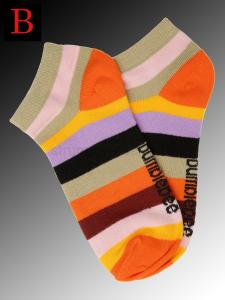 BRIGHT SUNSET chaussettes sneaker colorées et amusantes