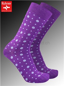 VINTAGE chaussette mode de Rohner - 014 violet