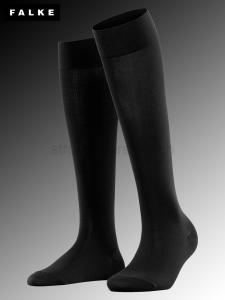 COTTON TOUCH chaussettes au genou Falke - 3000 noir