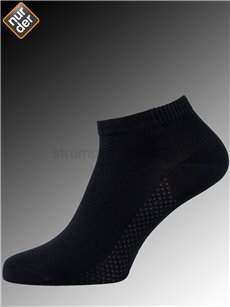 BAMBUS chaussettes de sneakers de NUR DIE - 940 noir