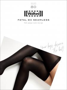 Bas Autofixants 10 Deniers Individual Wolford en coloris Noir Femme Vêtements Chaussettes & Bas Collants 
