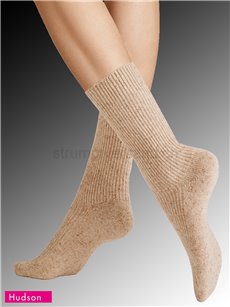 WINTER RIB chaussettes pour femmes de Hudson - 723 beige mel.