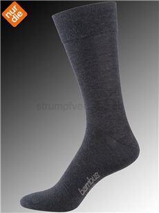 BAMBUS - chaussettes hommes de Nur Die - 926 anthrazitmel.