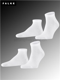HAPPY 2-PACK chaussettes courtes de Falke - 6375 dark navy