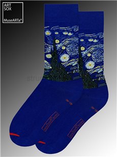 Chaussettes MuseARTa - "La Nuit étoilée" de Vincent van Gogh