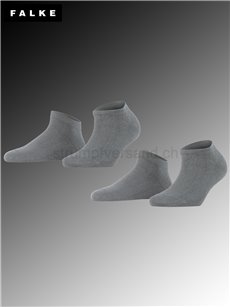 HAPPY 2-PACK chaussettes pour femmes de Falke - 3390 light grey