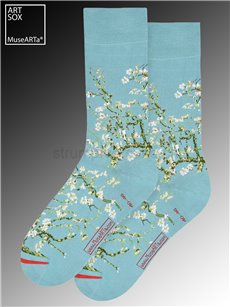 Chaussettes MuseARTa - "Almond Blossom" de Vincent van Gogh