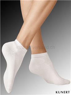 LIZ PLUSH chaussettes sneaker de Kunert - 001 blanc