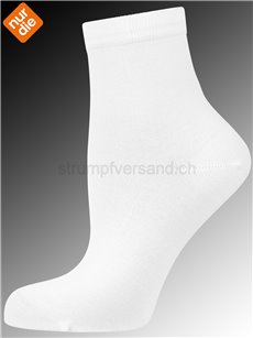 BAMBUS chaussettes sneaker pour femmes de Nur Die - 920 blanc