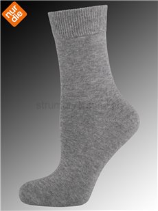 CLASSIC BAUMWOLLE chaussettes pour femmes de Nur Die - 354 hellgraumel.
