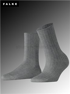 COTTON RIB chaussettes pour femmes Falke - 3390 light grey mel. COTTON RIB chaussettes pour femmes Falke - 3390 light grey mel.
