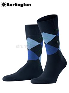 KING chaussettes de Burlington - 6121 marine