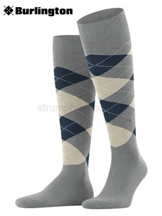 KING chaussettes de Burlington - 3393 light grey mel.