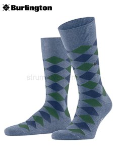 DANNY chaussettes de Burlington - 6662 light jeans