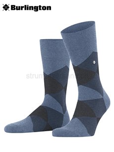 CLYDE chaussettes de Burlington - 6662 light jeans