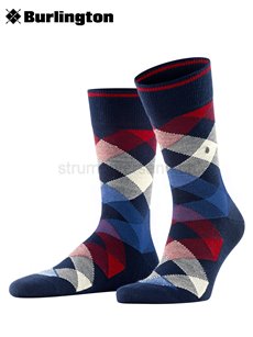 NEWCASTLE chaussettes Burlington pour hommes - 6121 marine