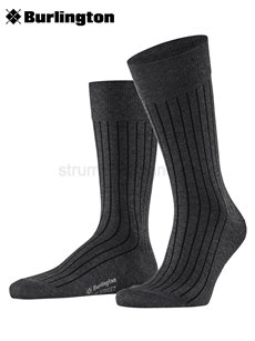 DUKE STREET chaussettes de Burlington - 3095 anthracite mel.