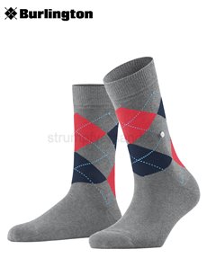 QUEEN chaussettes de Burlington - 3394 rock-steel