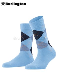 QUEEN chaussettes de Burlington - 6541 light blue