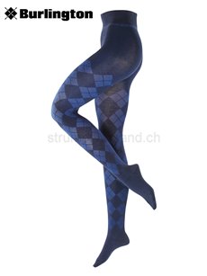ELEGANT ESSENCE collant en laine de Burlington - 6120 marine