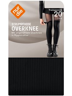 OVERKNEE STRUMPFHOSE - collants de NUR DIE noir