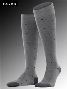 DOT chaussettes homme hautes de Falke - 3167 steel mel. DOT chaussettes homme hautes de Falke - 3167 steel mel.