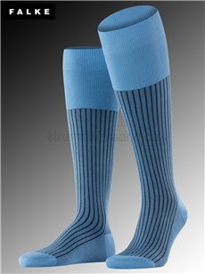OXFORD STRIPE chaussettes pour homme Falke - 6554 cornflower OXFORD STRIPE chaussettes pour homme Falke - 6554 cornflower