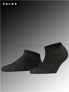 SHINY chaussettes courtes Falke pour femme - 3000 noir SHINY chaussettes courtes Falke pour femme - 3000 noir