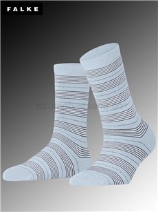 STRIPE UNIFORM chaussettes femmes Falke - 6594 light blue STRIPE UNIFORM chaussettes femmes Falke - 6594 light blue