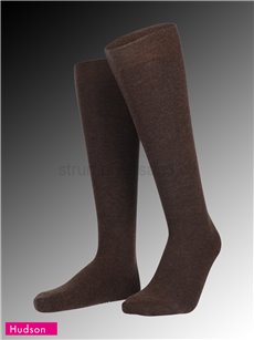 RELAX COTTON chaussettes mi-bas de Hudson - 763 brown mel.